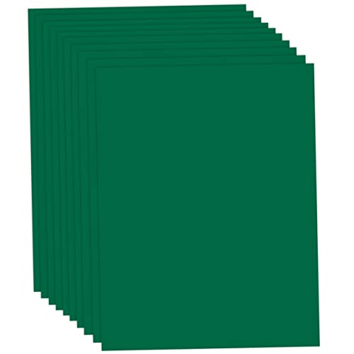 Tonpapier tannengrün 50 x 70cm | 130 g/m² Bastelpapier 10 Blatt einfarbig 130g /qm Bastel-Papier Set Ton-Karton Schul-Papier farbig zum basteln bemalen Bastelkarton Kinder Hochzeit von trendmarkt24