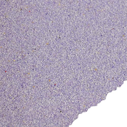 trendmarkt24 Farbsand Flieder 1000g | 1kg ca. 550 cm³ | Deko Sand violett für Bastelideen von trendmarkt24