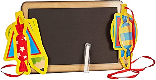 trendmile Premium Blackboard Banner Schulanfang 4 inkl. 1 mal Kreide, Einschulung, Schulbeginn, Girlande, Deko, Party, Einschulungsparty von trendmile