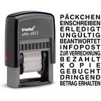 trodat Textstempel printy 4822 selbstfärbend schwarz von trodat