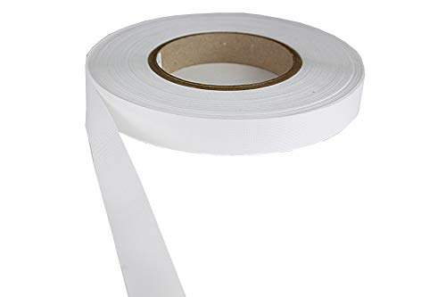 tukan-tex Naht Dichtungsband Wasserdicht Beschichtete Stoffe – Reparatur-Klebeband Eisen auf 20 mm Breite (Weiß, 5 meter) von tukan-tex