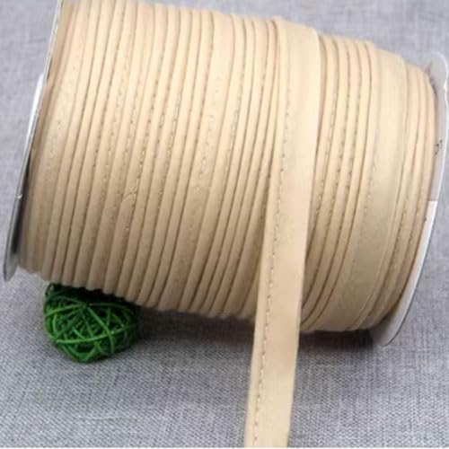 Paspelband Baumwolle zum Nähen mit kordel 2mm Breit Geflanschte Schnur (Beige, 10 Metre) von tutu2