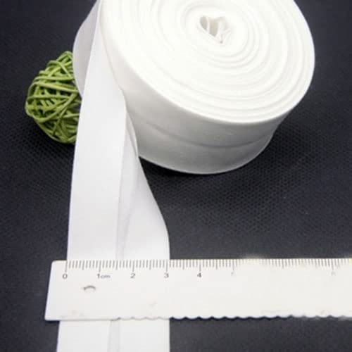 Schrägband Baumwolle 30mm Gefalzt 33 Farben zum nähen Nahtband (Creme, 10 Metre) von tutu2