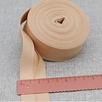 Schrägband Baumwolle 30mm Gefalzt 33 Farben zum nähen Nahtband (Khaki, 10 Metre) von tutu2