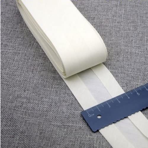 Schrägband Baumwolle 40mm Gefalzt 35 Farben zum nähen Nahtband 5 metre (Creme) von tutu2