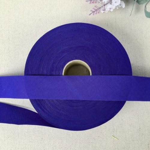 Ungefalzt Schrägband Baumwolle Polyester Gemisch 30mm zum nähen (Jeansblau, 85 Metre) von tutu2