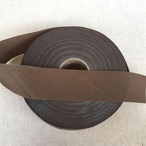 Ungefalzt Schrägband Baumwolle Polyester Gemisch 30mm zum nähen (Koffein Braun, 85 Metre) von tutu2