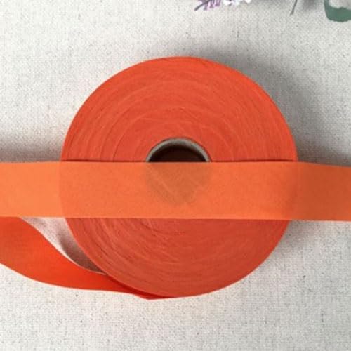 Ungefalzt Schrägband Baumwolle Polyester Gemisch 30mm zum nähen (Orange, 10 Metre) von tutu2