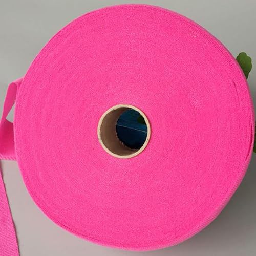 Ungefalzt Schrägband Koralle Samt 50mm zum nähen (Fuchsia, 55 Metre) von tutu2