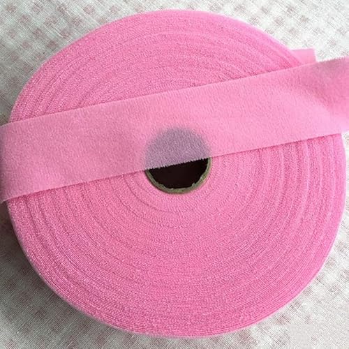 Ungefalzt Schrägband Koralle Samt 50mm zum nähen (Pink, 55 Metre) von tutu2