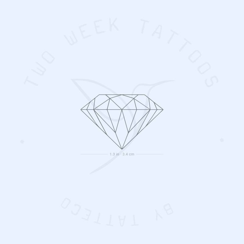 Diamant Semi-Permanent Tattoo | 2Er Set von twoweektattoos