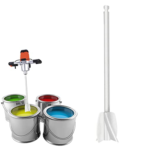 Farbrührer Klein Mit Nylonflügeln, Paint Mixer Epoxy Mischeraufsatz Für Bohrer Wiederverwendbare Farbrührer Schlammharzmischer Paddel Leistungsstarker Mehrzweck Mischwerkzeugaufsatz 6,5 X 1,38 Zoll von ulapithi