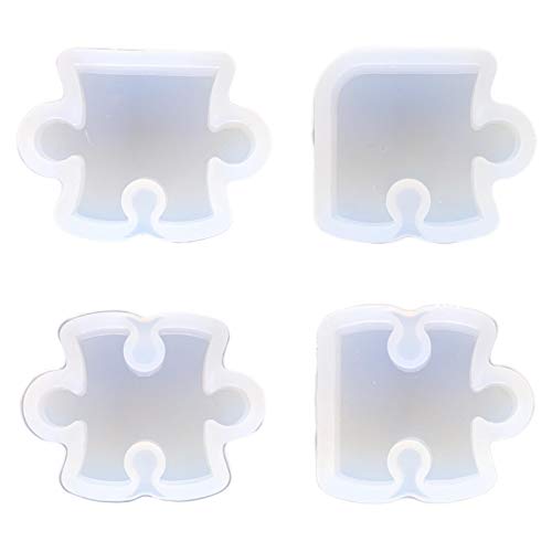 ulapithi Silikonformen Gießform Handgemachte Silikonformen Puzzleform Epoxidformen Puzzle Kristall Epoxidharz Form Schmuck Anhänger Machen Werkzeug Epoxy Puzzle Form Kristall Epoxy Puzzle Form von ulapithi