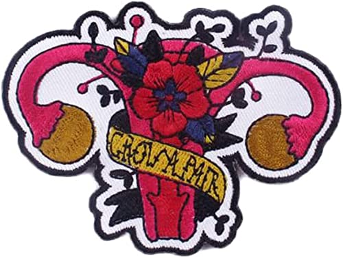 Grow a Pair Feminist Oaries Patch Uterus bestickt Iron on Patch Girl Power Sew On Patch Gifts for Doctor Nurse Women Girls Feminism Accessories DIY von ulricar