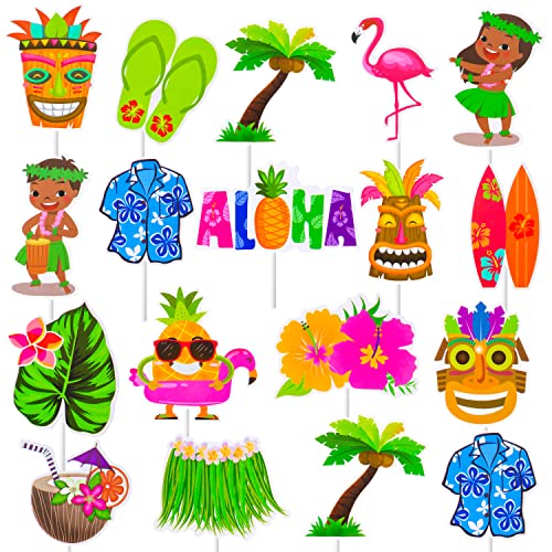 Hawaii Party Cupcake Topper für Hawaii Party Dekoration von umoni