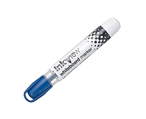 Whiteboard-Marker Uni inkview PWB-202 blau konische Spitze 1,8-2,2 mm Box mit 12 Stück. von Uni-Ball