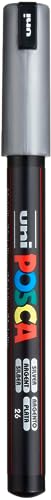 uni-ball 181782 - POSCA Marker mit kalibrierter Spitze, silber von Uni-Ball