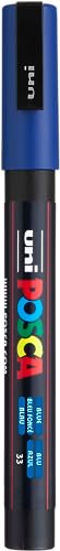 uni-ball 186551 - POSCA Marker mit feiner Rundspitze, dunkelblau von Uni-Ball