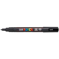 uni-ball POSCA PC-3M Acrylstift schwarz 0,9 - 1,3 mm, 1 St. von uni-ball