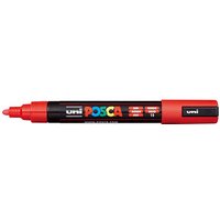 uni-ball POSCA PC-5M Acrylstift rot 1,8 - 2,5 mm, 1 St. von uni-ball