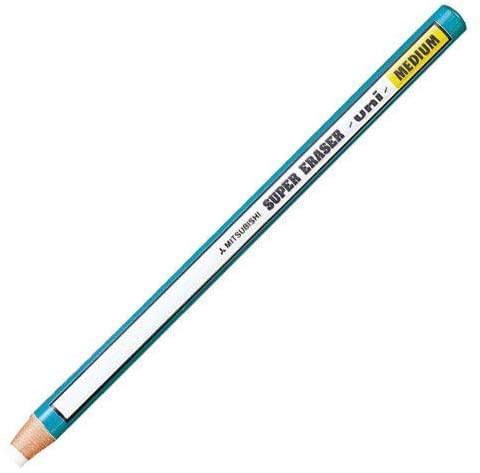 Mitsubishi Uni Pencil Type Eraser - Super Eraser - Medium - Ek-100 by Uni von uni