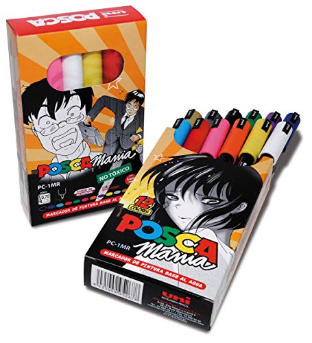 Uni Posca spro0607 – 12 Marker Pack von POSCA