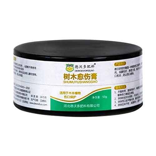 unknows Bonsai-Schneidpaste, Garten-sichere Marke Wurzelhormon, 50 g, hilft dabei, neue Pflanzen aus Stecklingen zu wachsen, Baum-Wunden-Reparatur-Versiegler für schnelle Erholung von unknows