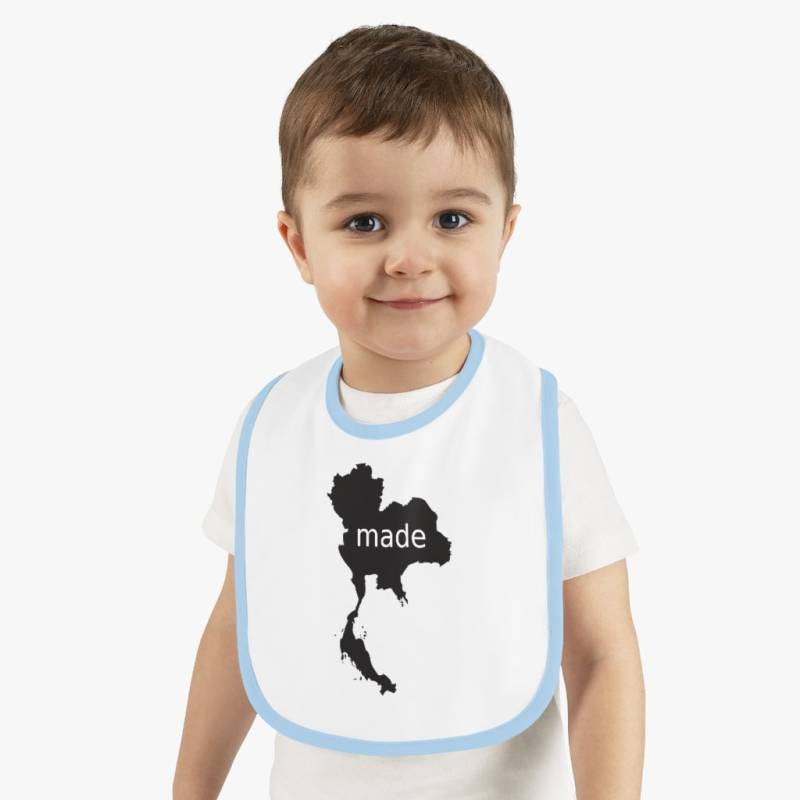 Made in Thailand -Baby-Bib von unrsprinkles