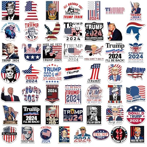 usefulbeauty Joe Biden Aufkleber - 2024 Aufkleber - USA Aufkleber Flagge USA Sticker Reise Aufkleber für Koffer Helm Motorrad Tank Vereinigte Staaten Flag Stickers wasserfeste Aufkleber von usefulbeauty