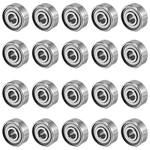 sourcing map 20 Stück 624ZZ 4mmx13mmx5mm Doppelt Geschirmte Miniatur Tief Rille Kugellager Kugellager Rollenlager Skateboard Bearings Skateboard Kugellager Mini Kugellager Bearings sourcing map 20 Stück 624ZZ 4mmx13mmx5mm Doppelt Geschirmte Miniatur Tief Rille Kugellager Kugellager Rollenlager Skateboard Bearings Skateboard Kugellager Mini Kugellager Bearings von uxcell