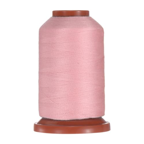 uxcell 40D/2 Nähgarn, 1100 Yards Polyester, Haushaltsnähschnur, Handnähen, Polyesterschnur für Kleidung, Nähen, Schuhbeutel, Reparatur, DIY, Handwerk, Helles Pfirsichrosa von uxcell