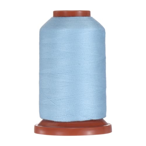 uxcell 40D/2 Nähgarn, 1100 Yards Polyester, Haushaltsnähschnur, Handnähen, Polyesterschnur für Kleidung, Nähen, Schuhbeutel, Reparatur, DIY, Handwerk, Himmelblau von uxcell