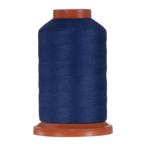 uxcell 40D/2 Nähgarn, 1100 Yards Polyester, Haushaltsnähschnur, Handnähen, Polyesterschnur für Kleidung, Nähen, Schuhbeutel, Reparatur, DIY, Handwerk, Mitternachtsblau von uxcell