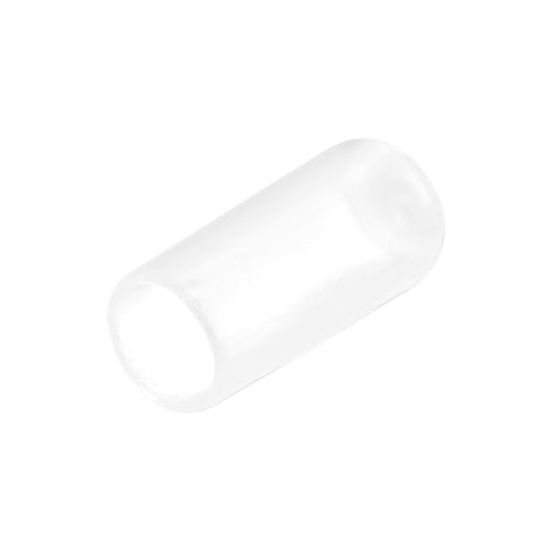 uxcell Gummi-Endkappen, 7 mm, ID, Vinyl, PVC, Rundrohr, Schraubgewinde, transparent, 20 Stück von uxcell