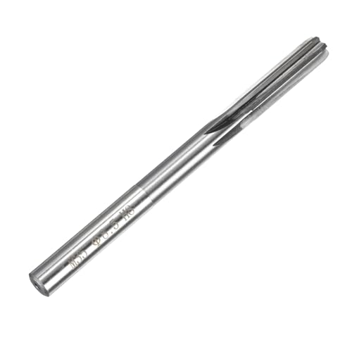 uxcell Spannreibahlen, 8,5 mm, H7, metrische Maschinenreibahle, Bohrer für Metall, Holz, Lochreiben, gerade Nut, M35 Hochgeschwindigkeitsstahlwerkzeug von uxcell