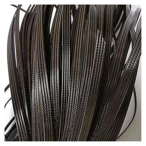 500g(65m) Flaches Pe-Rattan Synthetische Rattan Weben Material Kaffee Farbverlauf Flache Kunststoff Rattan FüR Stricken Reparatur Stuhl Tisch Haushalt Aufbewahrungsbox MöBel DIY Kunst & Handwerk von uyeoco