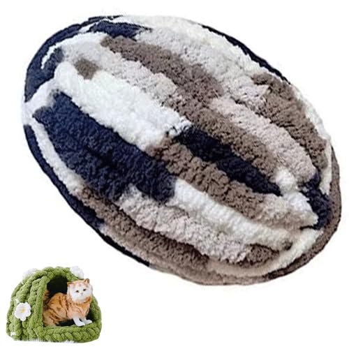 Gramm Dicke Wolle Garn Strickgarn,Grobe Isländische Wolle Super Soft Chenille Chunky Yarn, Wolle Super Bulky Für Teppiche, Sofadecken, Decken, Heimdekoration, Armstricken Wolle (Color : 17@, Size : von uyeoco