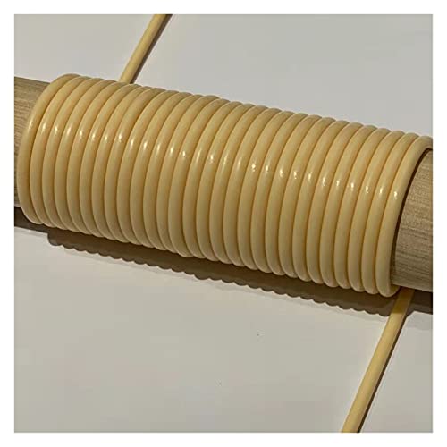 Synthetische Rattan Weben Material, Flaches 500g(85m) Pe-Rattan Kaffee Farbverlauf Flache Kunststoff Rattan FüR Stricken Reparatur Stuhl Tisch Haushalt Aufbewahrungsbox MöBel Diy Kunst & Handwerk von uyeoco