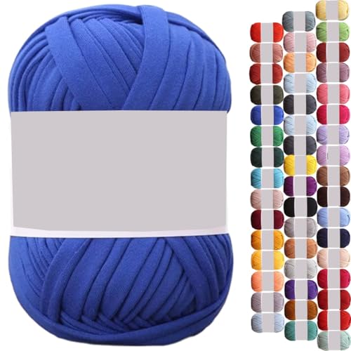 uyeoco 100g T-Shirt Garn, Textilgarn zum Häkeln für Körbe Bändchengarn Polyester Rope Garn zum Häkeln, T Shirt Garn zum Häkeln Häkelkorb Taschen Teppiche Wandbehang Makramee(P42,1 roll(100g)) von uyeoco