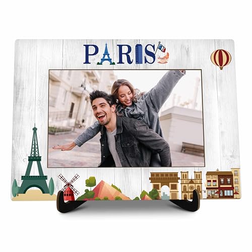 valucise Paris-Bilderrahmen, Holz-Bilderrahmen mit Ständer, Paris-Souvenirs für Damen und Herren, Paris-Familienurlaub, Pariser Hochzeitsgeschenke, Bauernhaus, Wohnzimmer, Schlafzimmer, Dekoration - valucise Paris-Bilderrahmen, Holz-Bilderrahmen mit Ständer, Paris-Souvenirs für Damen und Herren, Paris-Familienurlaub, Pariser Hochzeitsgeschenke, Bauernhaus, Wohnzimmer, Schlafzimmer, Dekoration - von valucise