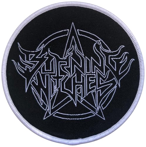 Burning Witches Round Outline Logo Patch von value-merch