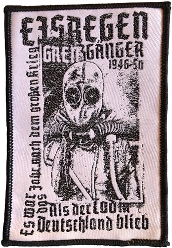 value-merch Eisregen Als Der Tod In Deutschland Blieb Schwarz Rechteckig Aufnäher von value-merch