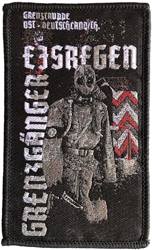 value-merch Eisregen Grenzgänger Schwarz Rechteckig Embroidered Patch von value-merch