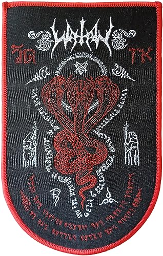 Watain Snakes Cut Out Patch von value-merch