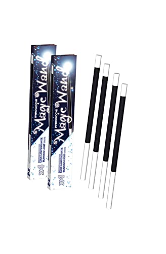 vama Magic Wand Blitztürme Blinkstäbe Blinker Strobe Sticks für Fotografie Halloween Hochzeit Geburtstag Party tierfreundlich Jugendfeuerwerk (2 Packungen) von vama