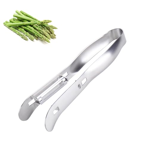 Spargelschäler,Asparagus Peeler,Doppelter Gemüseschäler Aus Edelstahl,Sparschäler Tupper,Universalschäler,Spargelschäler Doppelklinge,Für Spargel, Karotten,Gurken von vcsjw