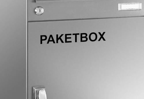 Paketbox Aufkleber Symbol Aufkleber für Ihre Paketbox (RPMt6/6) (10cm) von verkauflade by Chr/Su