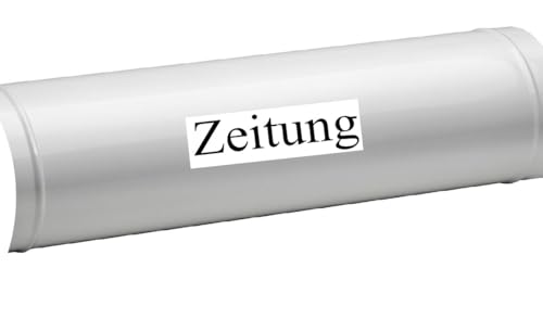 Zeitungs Schriftzug Aufkleber Kennzeichnungs Aufkleber für Zeitungsrollen (RPM3) (Nr.2, 15cm) von verkauflade by Chr/Su