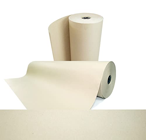 verpacking Schrenzpapier auf Rolle 80 g/m² 100 cm x 250 m Verpackungsmaterial Packpapier Füllmaterial Polsterpapier Einwickelpapier Verpackungsfüllstoff (2 Rollen) von verpacking