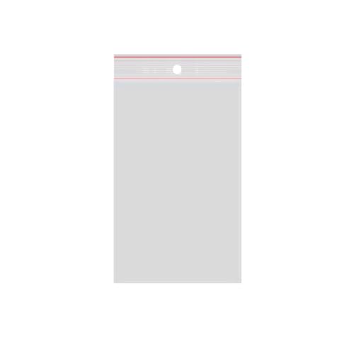 verpacking Druckverschlussbeutel 50 x 70 mm Transparent 50 mµ Polybeutel Zip-Beutel Wiederverschließbare Plastikbeutel Verschlussbeutel (300 Stück) von verpacking